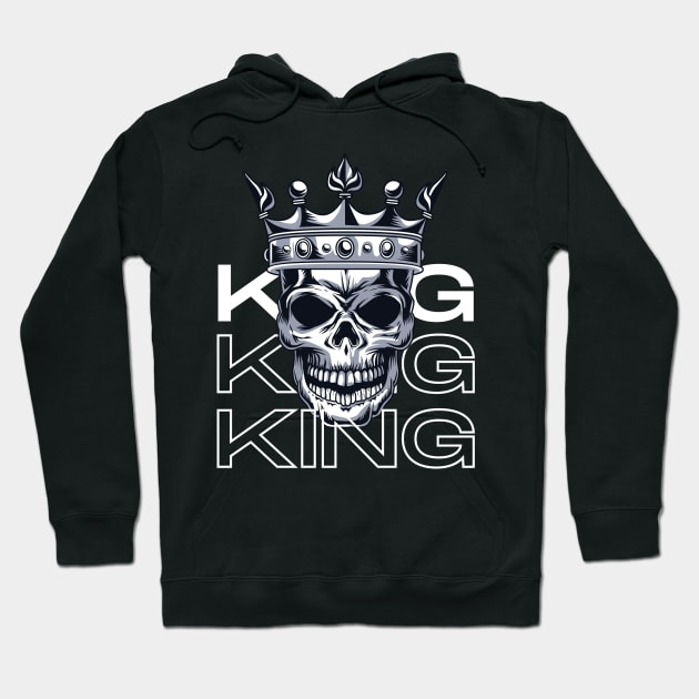 Skull King Hoodie by attire zone